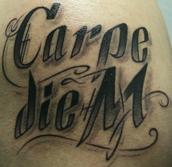 Lettrage Carpe Diem