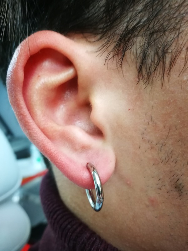 anneau lobe oreille 2.4 mm