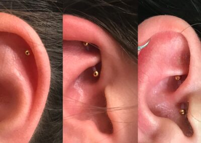 ensemble piercing cartilage oreille
