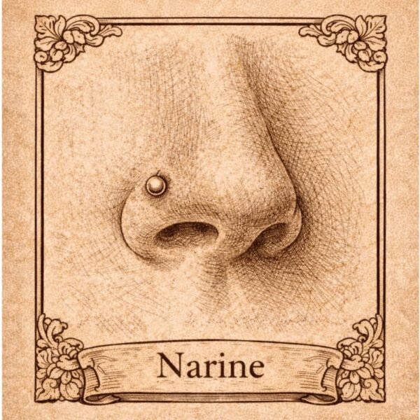 narine Piercing nez