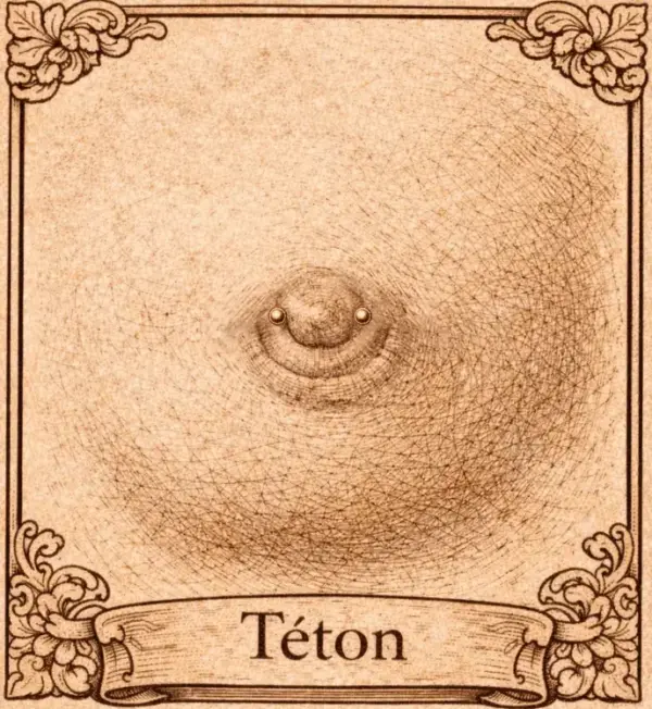 Piercing corps téton