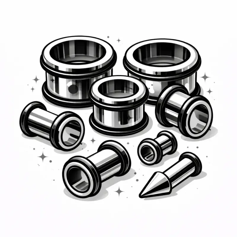 écarteurs acrylic blanc