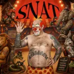 Caricature satirique d'un cirque d'animaux tatoueurs illustrant les contradictions autour de l'hygiène tatouage SNAT.